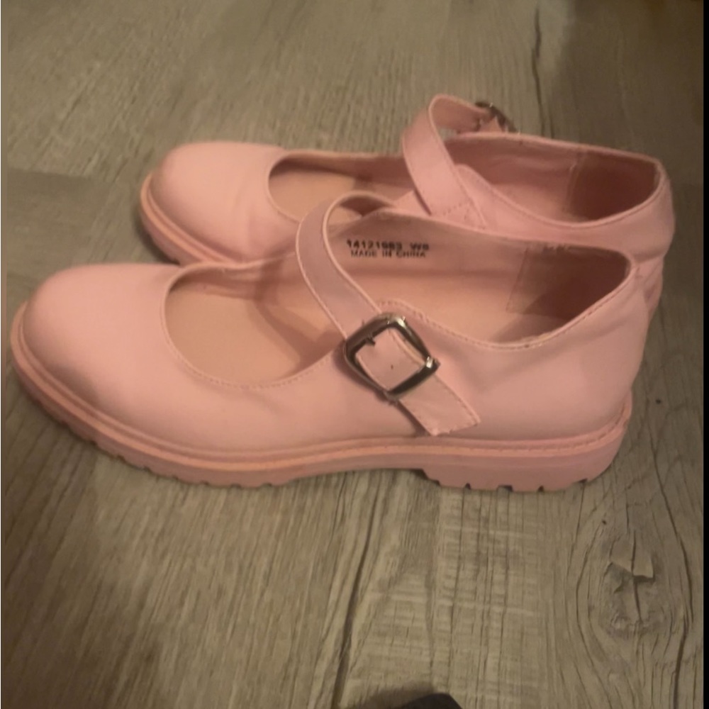 Pink Alternative Kind Of Platformy Shoes From Hot Topic Size 6 1/2